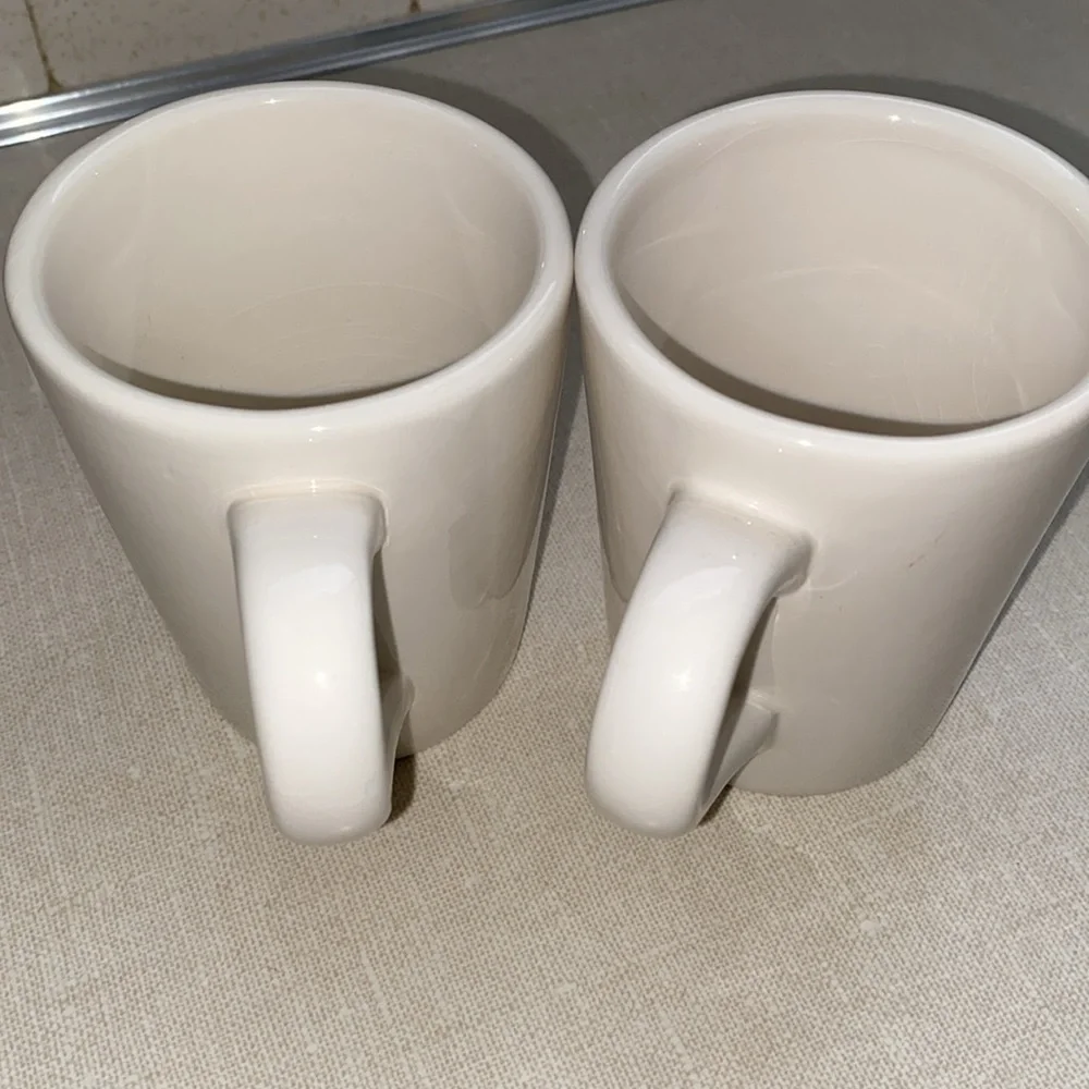 Williams‎ Sonoma Snowman coffee Mug Mugs - Set 2 Christmas Holiday Winter